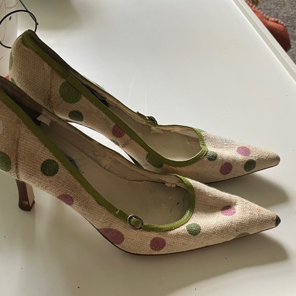 Elegant Polka Dot Women's Heels